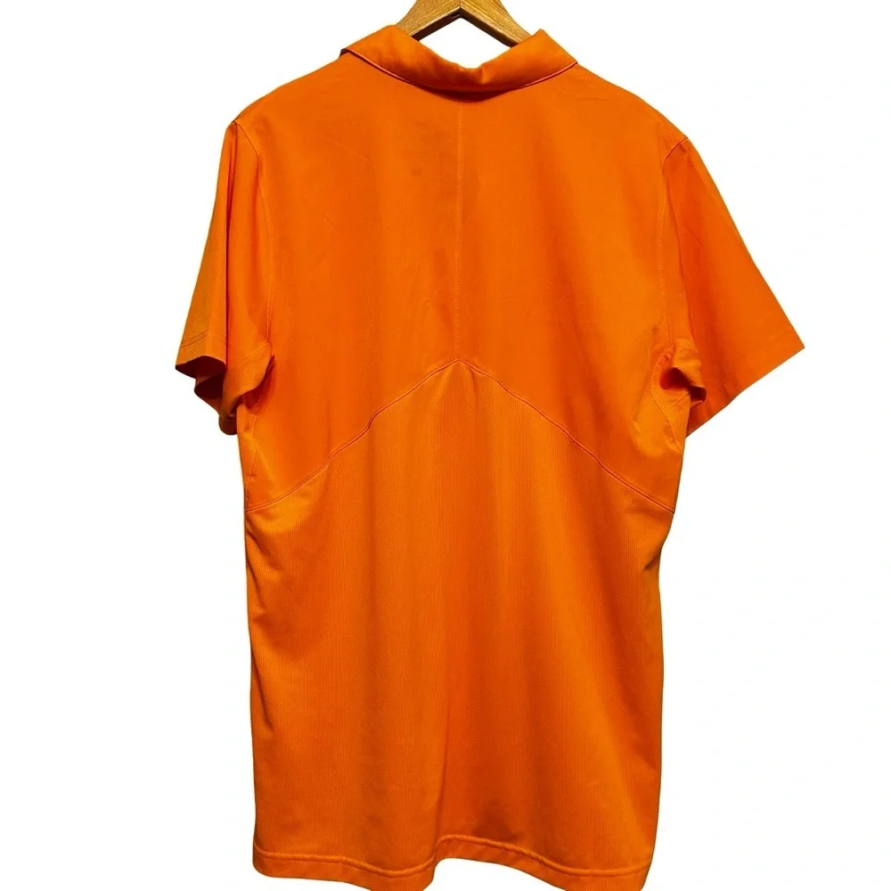 Nike Dri Fit Tennessee Vols Polo Large Orange Embroidered T Collegiate